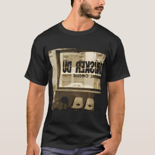 Camiseta Banda de Show Vintage dos Anos 80 em Turnê ao Vivo
