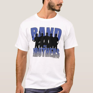 Camiseta Banda do basebol dos irmãos (azul/prata)