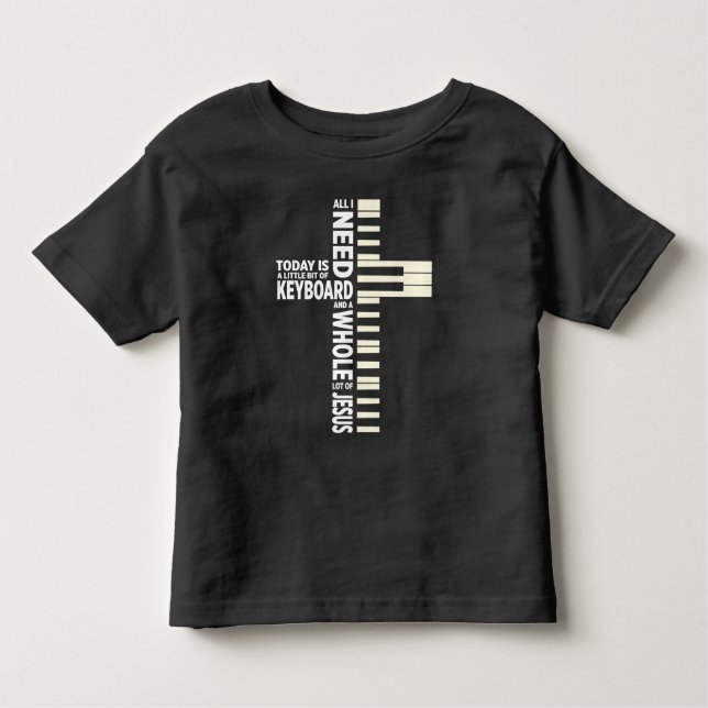 Camiseta Banda do Christian Keyboard Musical Jesus (Frente)