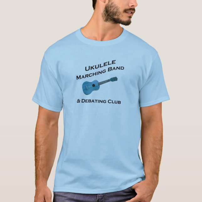 Camiseta Banda do Ukulele & clube do debate (Frente)