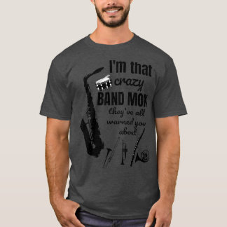 Camiseta Banda Engraçada Mãe Marchando Música Banda