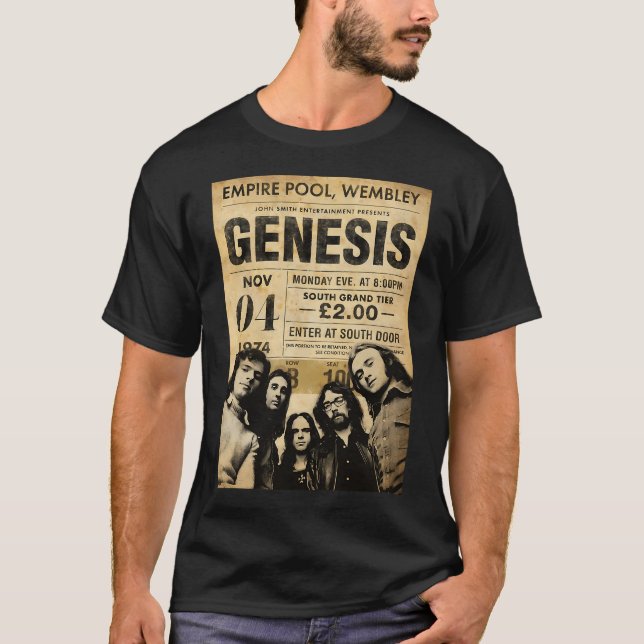 Camiseta banda genesis (Frente)