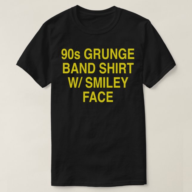 Camiseta banda Grunge 90 (Frente do Design)