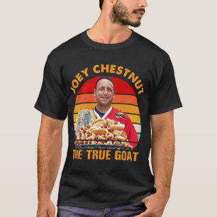 Camiseta Banda Joey Chestnut O Verdadeiro Bode Gráfico Para