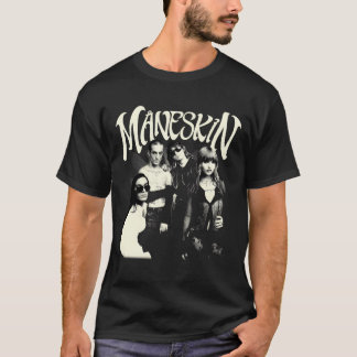 Camiseta Banda Maneskin Retro