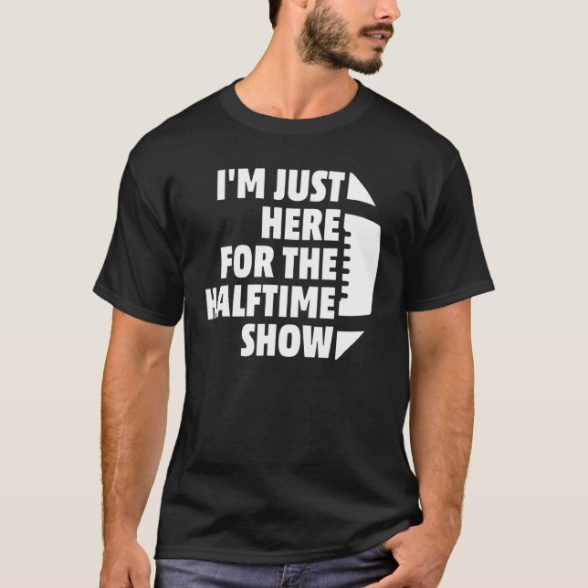 Camiseta Banda Marchante, estou aqui para o show do meio-te (Frente)
