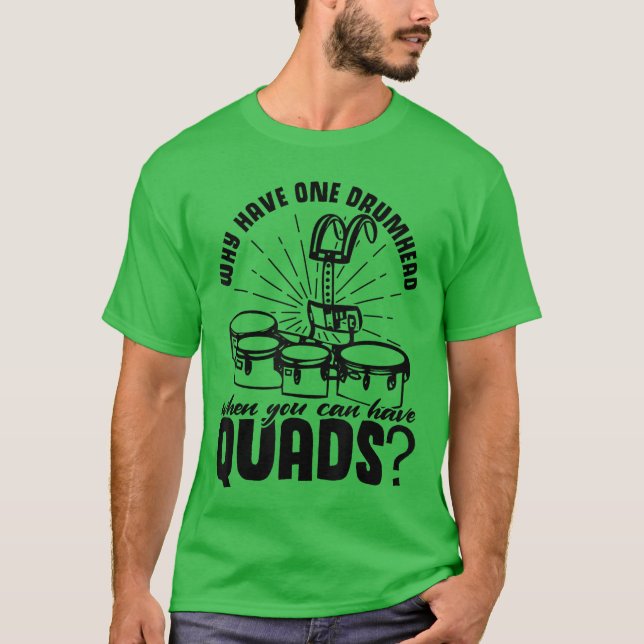 Camiseta Banda Marcial Escolar ou Tambores Presente engraça (Frente)