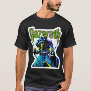 Camiseta Banda Nazareths Música Rock Escócia Amor Duro Cora