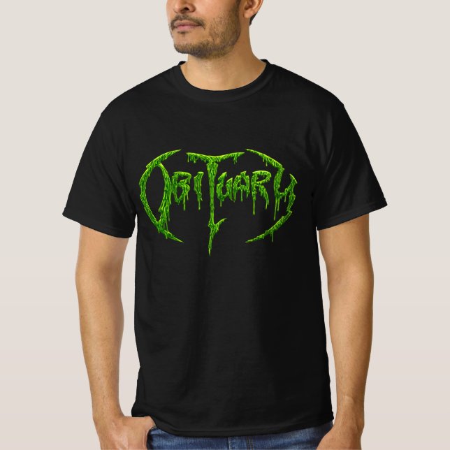 Camiseta banda Obituary estampa verde (Frente)
