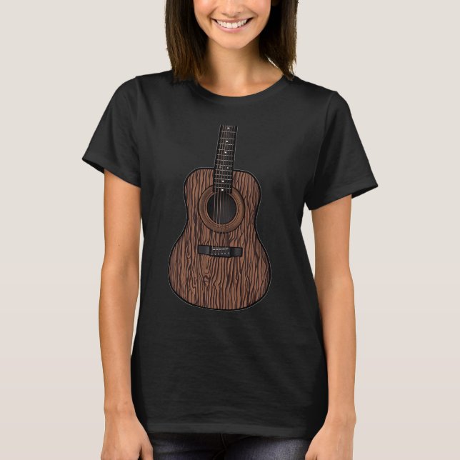 Camiseta Banda Rock and Roll Guitar s for Men Banda Tee 13 (Frente)