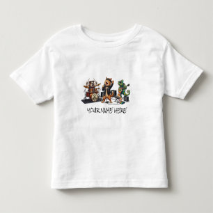 Camiseta Banda Rock and Roll Pets - Concerto Divertido de A
