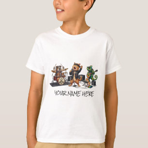 Camiseta Banda Rock and Roll Pets - Concerto Engraçado de A