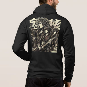 Camiseta Banda Rock Japonês