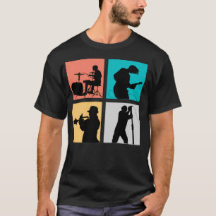 Camiseta Banda Vintage Rock Para O Leover Pop Music E Rock 