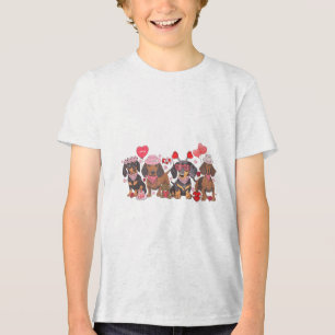 Camiseta Bandan: Salsicha do Namorados do Dachshund
