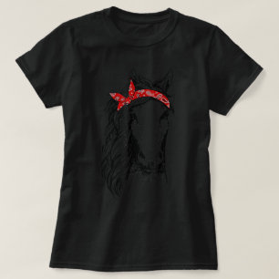 Camiseta Bandana de Cavalo Hipismo Amante de Cavalos