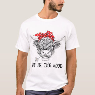Camiseta Bandana De Vaca Do Planalto Engraçado Não No Humor
