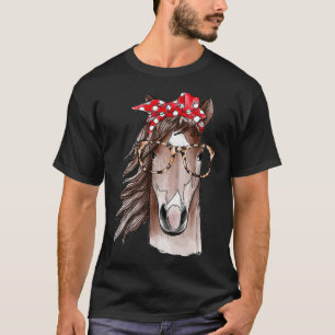 Camiseta bandana e óculos