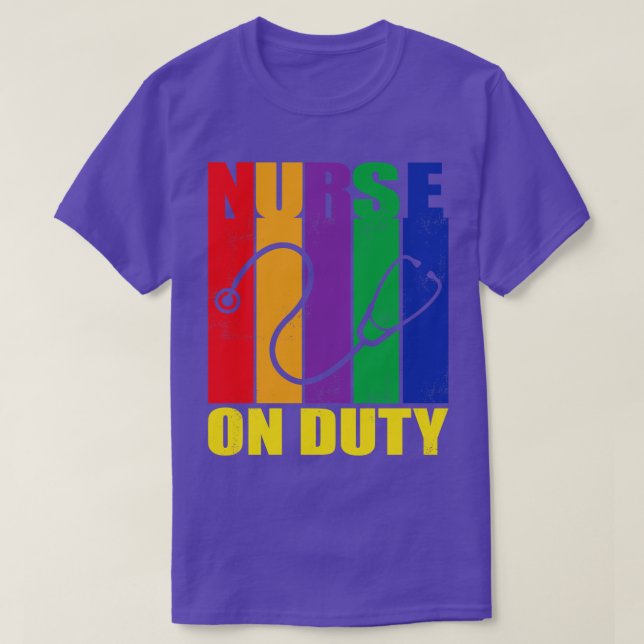 Camiseta Bandas De Retro Em Enfermeiros De Serviço (Frente do Design)