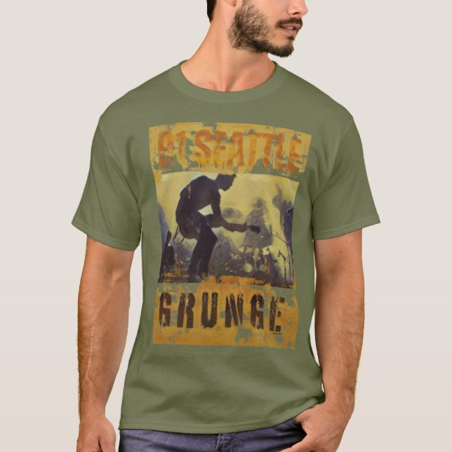 Camiseta bandas de Seattle Grunge de 1991 (Frente)