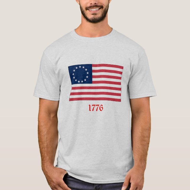 Camiseta bandeira 1776 (Frente)