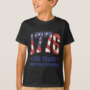 Camiseta Bandeira 250 Anos 1776-2026 250º Aniversário