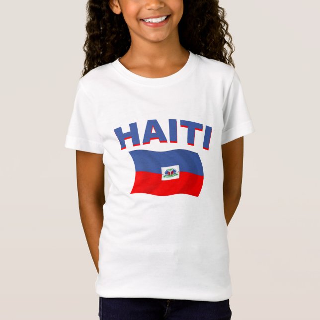 Camiseta Bandeira 2 de Haiti (Frente)