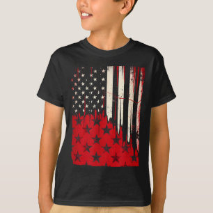 Camiseta Bandeira 4 de julho dia da independência dos eua