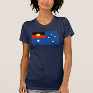 Camiseta Bandeira aborígene de Austrália