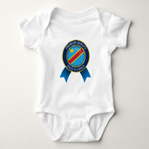 Camiseta Bandeira abstrata de Congo, a República