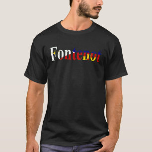 Camiseta Bandeira Acadiana da Louisiana Fontenot Cajun Prid