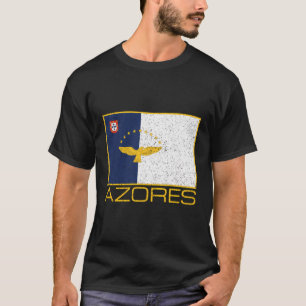 Camiseta Bandeira Açores Macaronésia Orgulho Azoreano