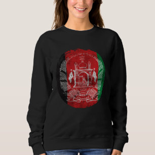 Camiseta BANDEIRA AFGANA Vintage Bandeira do Afeganistão Li