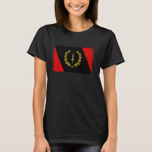 Camiseta Bandeira Afro-Americana do Patrimônio História Neg