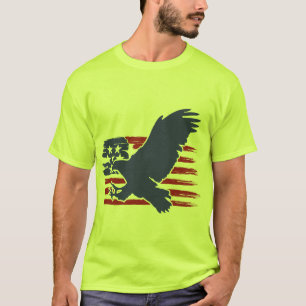 Camiseta Bandeira Águia Patriótica.
