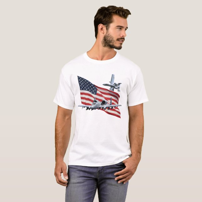 Camiseta Bandeira Aith A10 dos E.U. (Frente Completa)