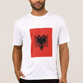 Camiseta Bandeira albanesa