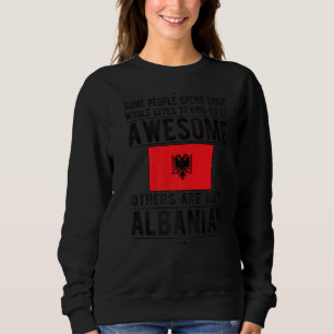 Camiseta Bandeira albanesa incrível Albânia Raízes albanesa