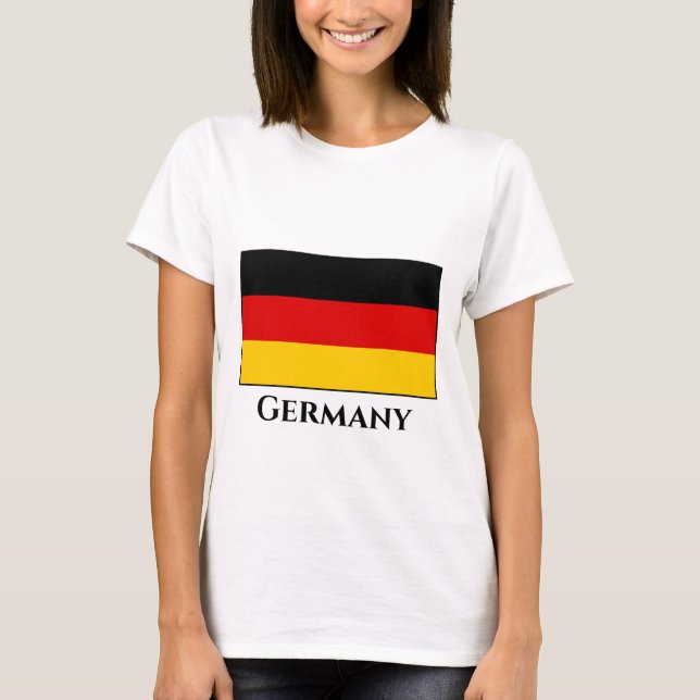 Camiseta Bandeira alemã (Frente)