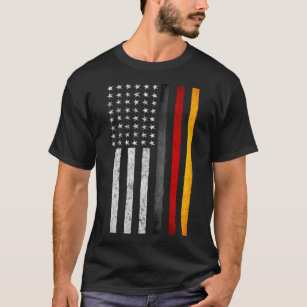 Camiseta Bandeira Alemã Americana