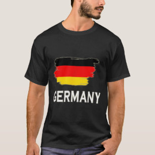 Camiseta Bandeira alemã do país Alemanha para homens mulher