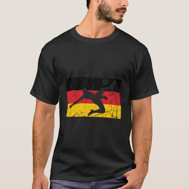 Camiseta Bandeira Alemã - Futebol (Frente)