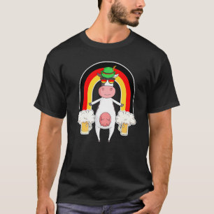 Camiseta Bandeira alemã Prost Oktoberfest Cerveja Vaca