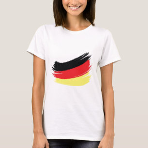 Camiseta Bandeira alemão pintada