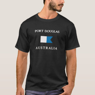 Camiseta Bandeira alfa do mergulho de Port Douglas