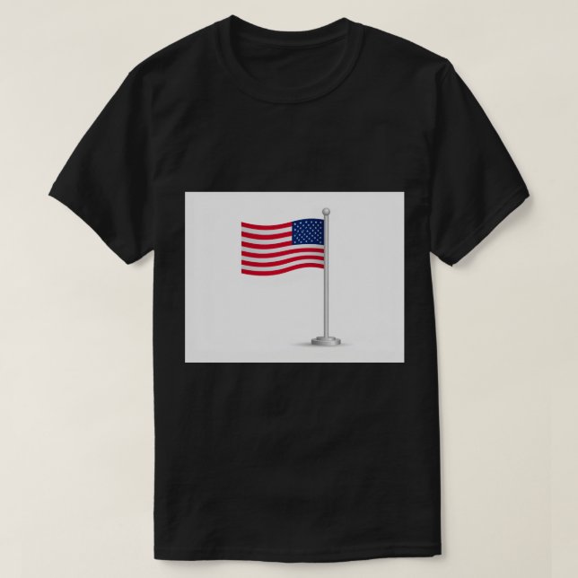 Camiseta bandeira americana (Frente do Design)