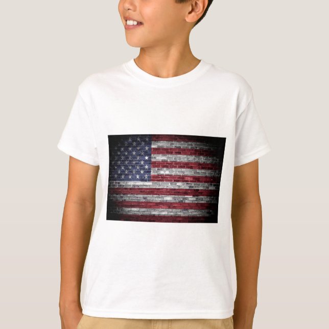 Camiseta Bandeira americana (Frente)
