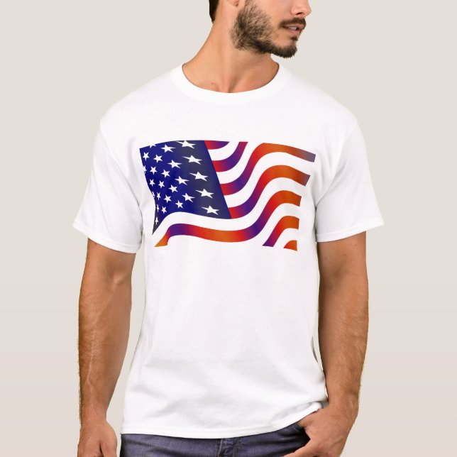 Camiseta Bandeira Americana (Frente)