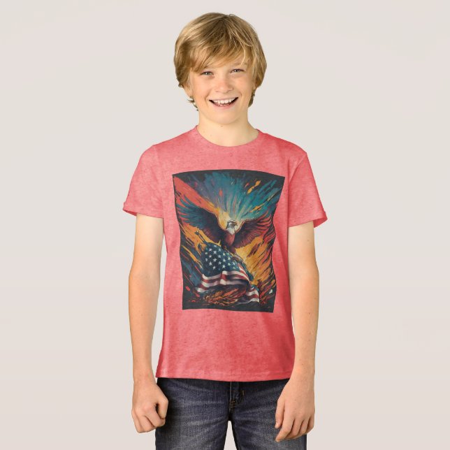 Camiseta bandeira americana (Frente Completa)