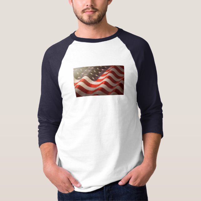 Camiseta Bandeira Americana (Frente)